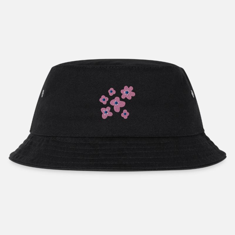 Fleurs brodées - Bob Enfant - noir