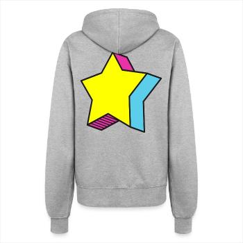 Star Stern - Frauen Kapuzenjacke - Grau meliert - Hinten - Maraike (178cm)