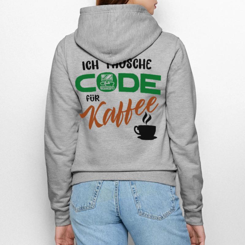 Programmierer Softwareentwickler Developer Code Frauen Kapuzenjacke