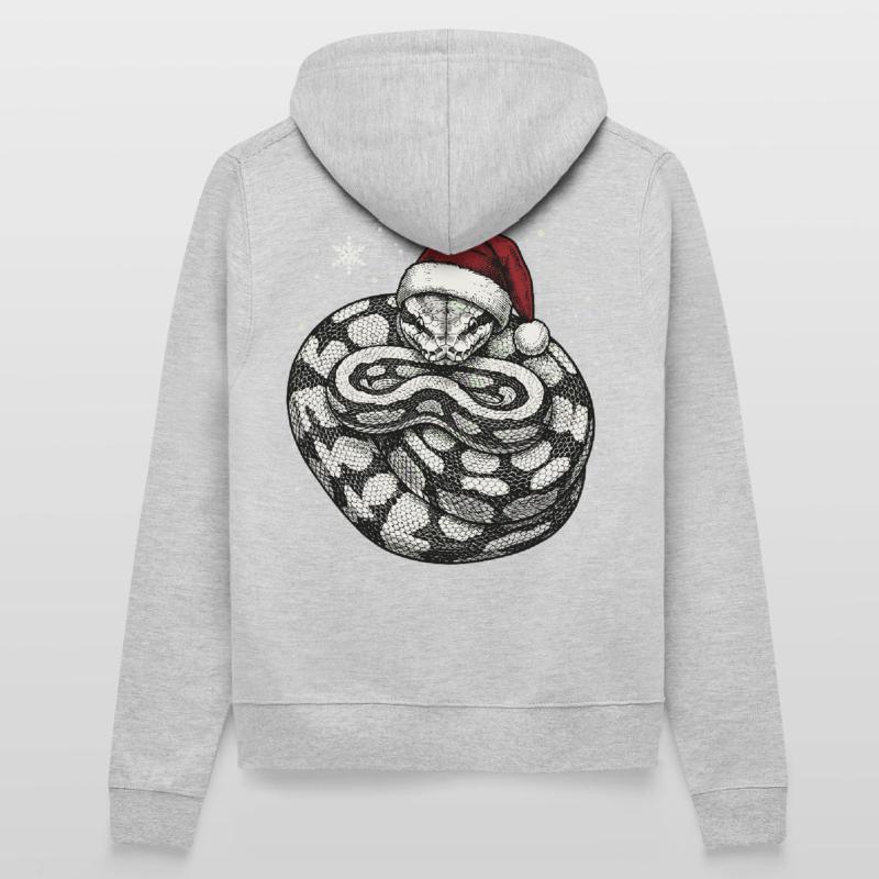Serpent roi python roi de Noël Python boule Veste à capuche Femme