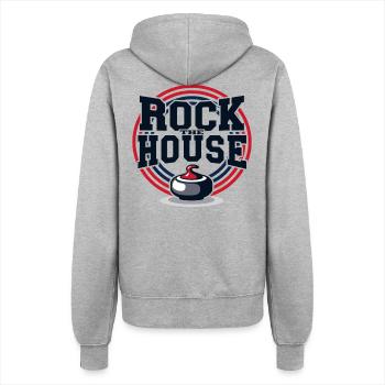 Curling Rock the House Eissport Team Spirit - Veste à capuche Femme - gris chiné - Dos - Maraike (178cm)
