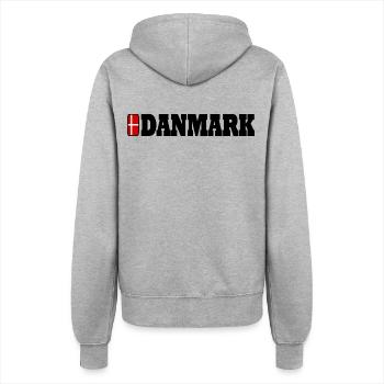 Dänemark - Frauen Kapuzenjacke - Grau meliert - Hinten - Maraike (178cm)