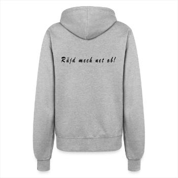 raejd mech net ob siegerlaender platt - Frauen Kapuzenjacke - Grau meliert - Hinten - Maraike (178cm)