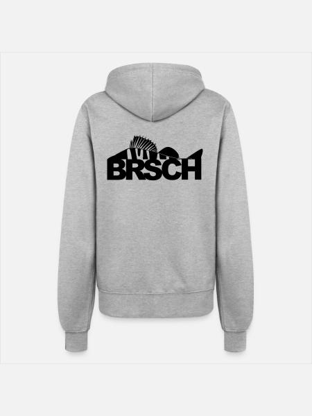 BRSCH - für Barschangler - Frauen Kapuzenjacke - Grau meliert