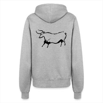 Auroch - Women’s Hooded Jacket - heather grey - Back - Maraike (178cm)