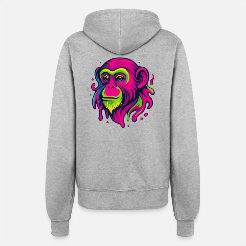 Neon Monkey - Women’s Hooded Jacket - heather grey