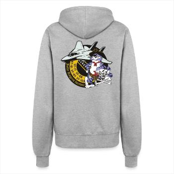 Tomcat - Jolly Rogers Forever - Frauen Kapuzenjacke - Grau meliert - Hinten - Maraike (178cm)