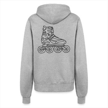 Inline Skates - Women’s Hooded Jacket - heather grey - Back - Maraike (178cm)