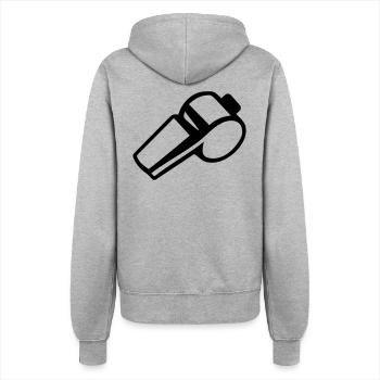 Thunderer whistle - Women’s Hooded Jacket - heather grey - Back - Maraike (178cm)