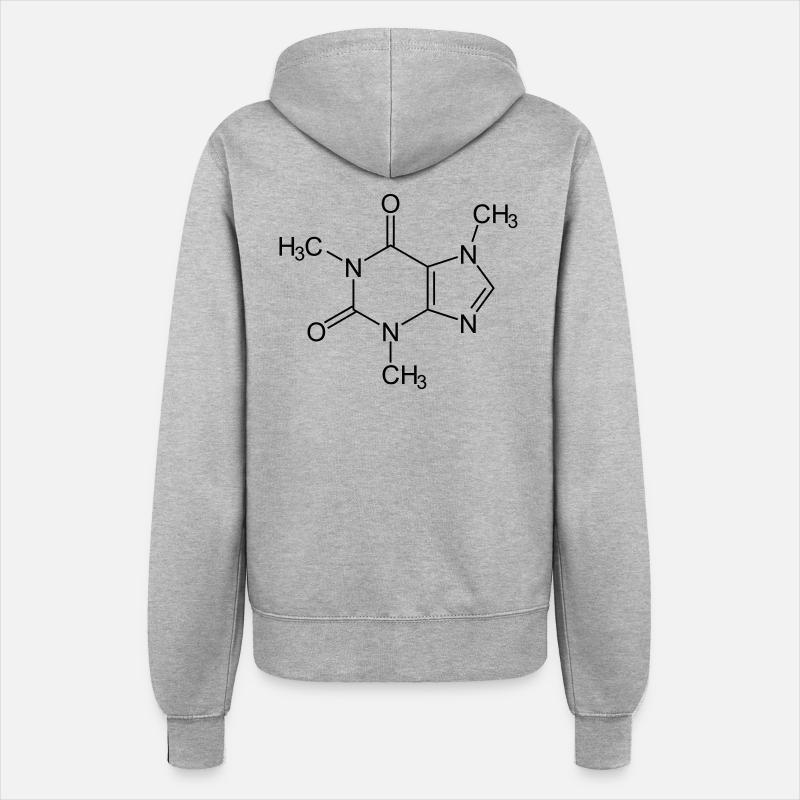 caffeine - Women’s Hooded Jacket - heather grey