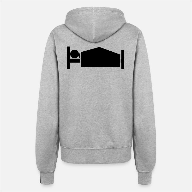 morning bed - Women’s Hooded Jacket - heather grey