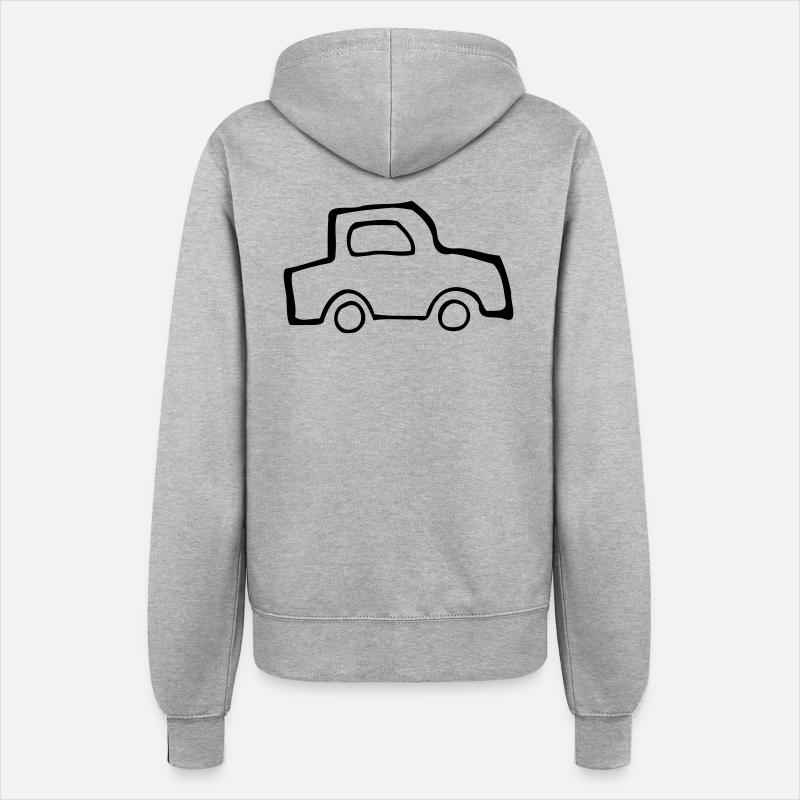 car - Women’s Hooded Jacket - heather grey