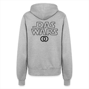 DAS WARS - Frauen Kapuzenjacke - Grau meliert - Hinten - Maraike (178cm)