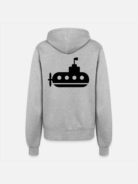 U-Boot - Frauen Kapuzenjacke - Grau meliert