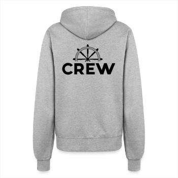 CREW - Veste à capuche Femme - gris chiné - Dos - Maraike (178cm)
