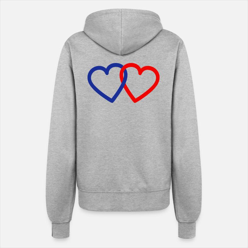 hochzeit - Women’s Hooded Jacket - heather grey