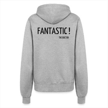 Serie TV - Television - Quotes - Citation - Zitat - Women’s Hooded Jacket - heather grey - Back - Maraike (178cm)