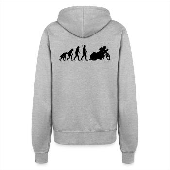 Speedway - Women’s Hooded Jacket - heather grey - Back - Maraike (178cm)