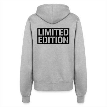 limited edition - Frauen Kapuzenjacke - Grau meliert - Hinten - Maraike (178cm)