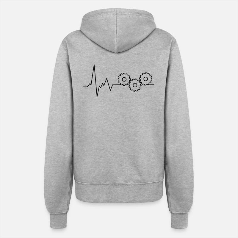 gear - Women’s Hooded Jacket - heather grey