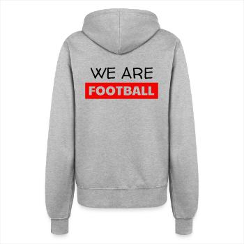 Football - Fußball - Fútbol - Calcio - Foot - Cool - Frauen Kapuzenjacke - Grau meliert - Hinten - Maraike (178cm)