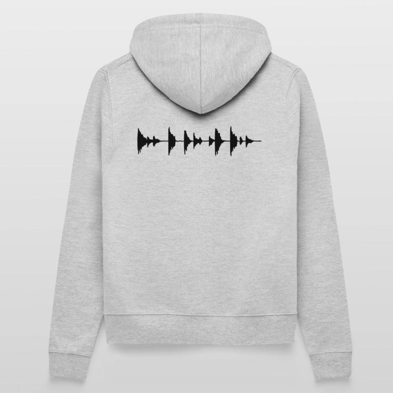 Waveform - Sample - Drumloop Women’s Hooded Jacket