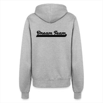Dream Team - Frauen Kapuzenjacke - Grau meliert - Hinten - Maraike (178cm)