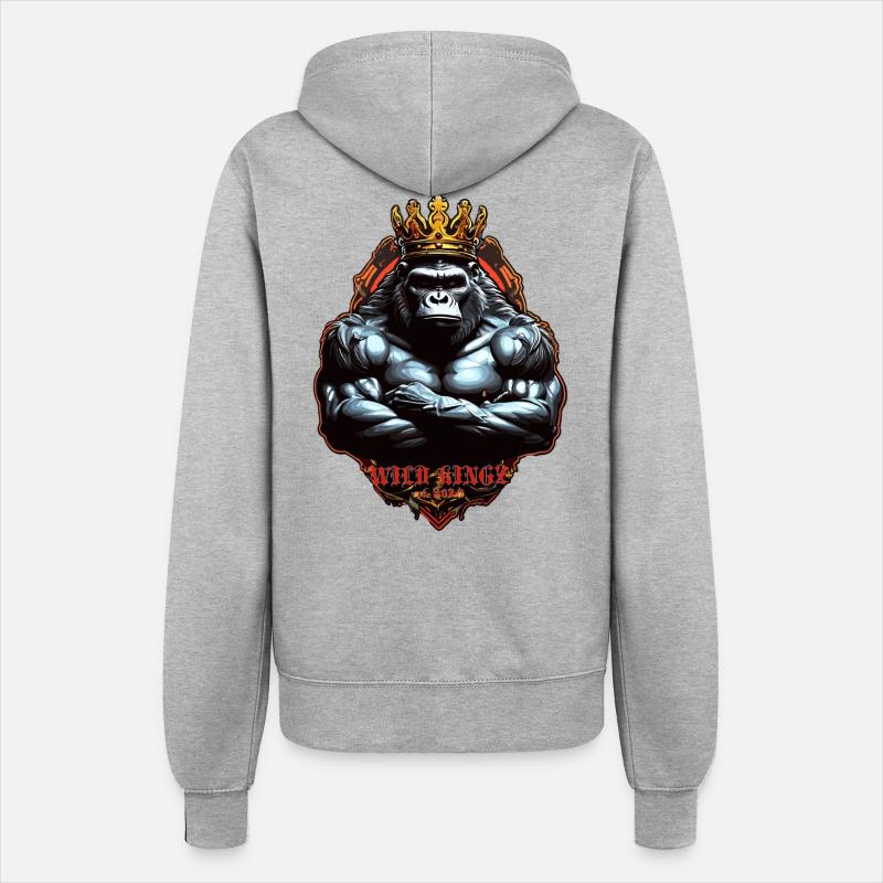 Gorilla - Women’s Hooded Jacket - heather grey