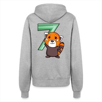Red Panda - Women’s Hooded Jacket - heather grey - Back - Maraike (178cm)