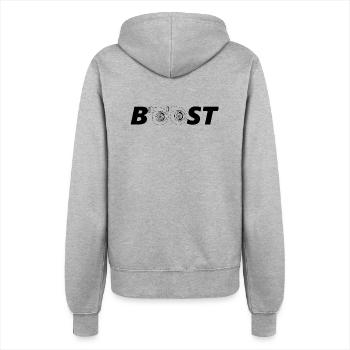 Turbo Boost - Veste à capuche Femme - gris chiné - Dos - Maraike (178cm)