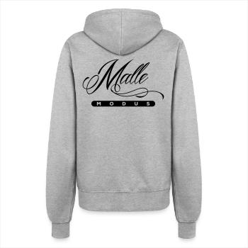 malle modus - Frauen Kapuzenjacke - Grau meliert - Hinten - Maraike (178cm)