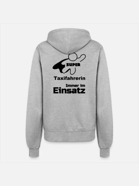 Super Taxifahrerin Geschenk - Frauen Kapuzenjacke - Grau meliert