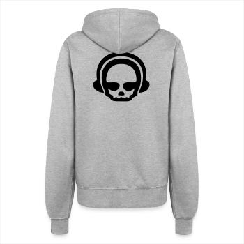 Casque crâne 1Clr - Veste à capuche Femme - gris chiné - Dos - Maraike (178cm)