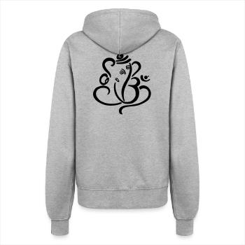 Ganesha - Veste à capuche Femme - gris chiné - Dos - Maraike (178cm)