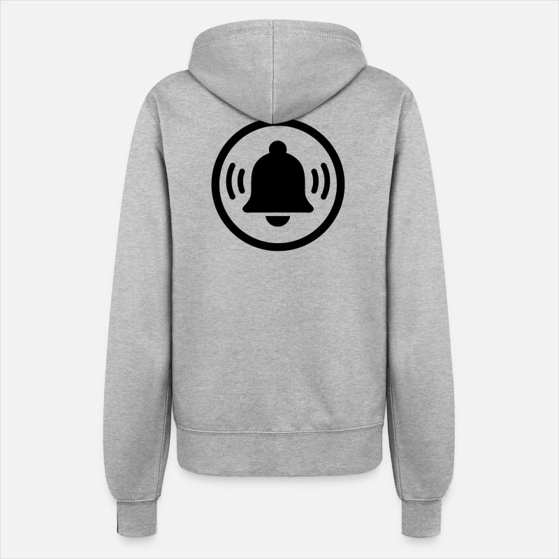 Ringing alarm bell - Women’s Hooded Jacket - heather grey