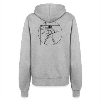 Sparvinci rock - Women’s Hooded Jacket - heather grey - Back - Maraike (178cm)