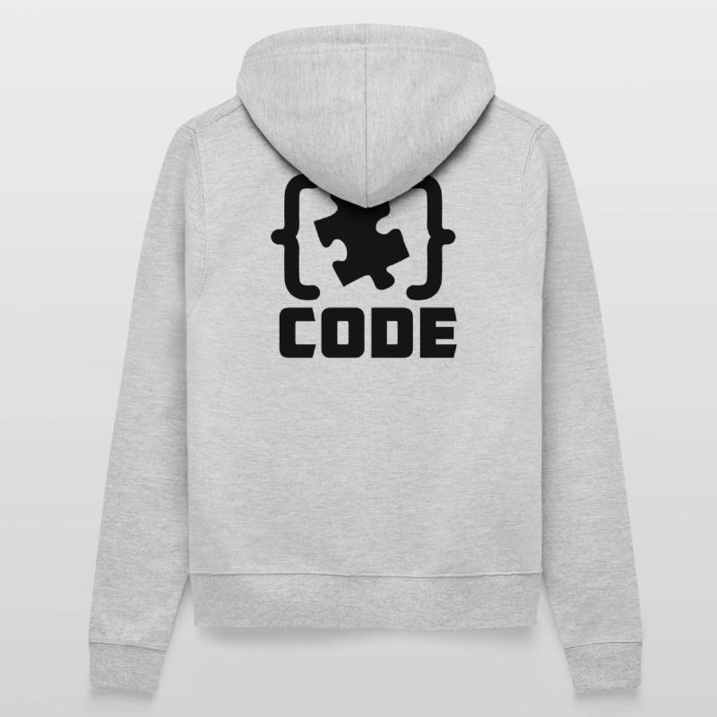 programmeur Code résolution de pièces de puzzle Veste à capuche Femme