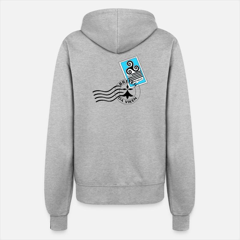 Brittany - Women’s Hooded Jacket - heather grey