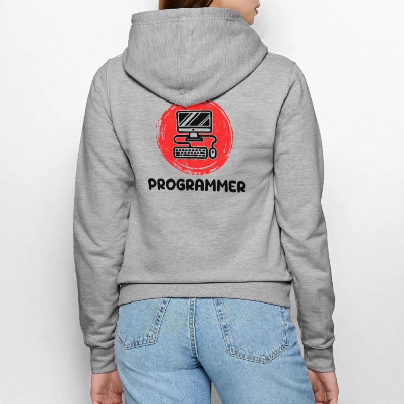 Développeur informatique Programmeur Code Scripting Veste à capuche Femme