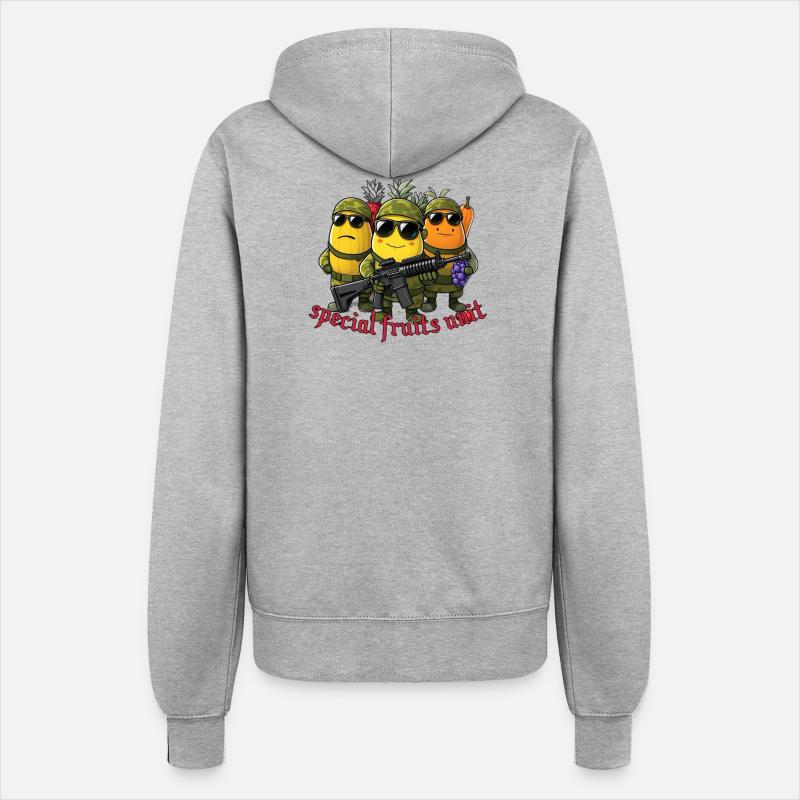 Special Fruit Unit - Women’s Hooded Jacket - heather grey