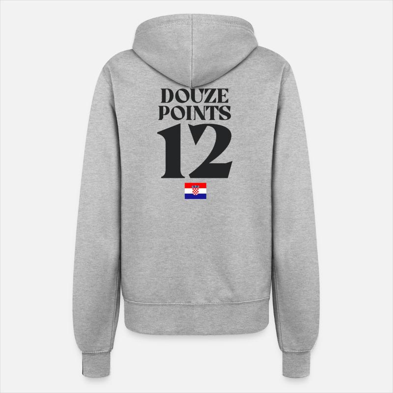 Douze Points 12 Eurovision Kroatien - Luvjacka dam - gråmelerad