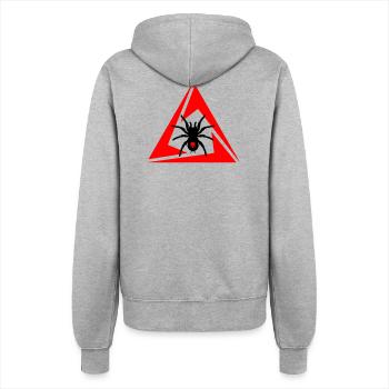 Spider - Women’s Hooded Jacket - heather grey - Back - Maraike (178cm)
