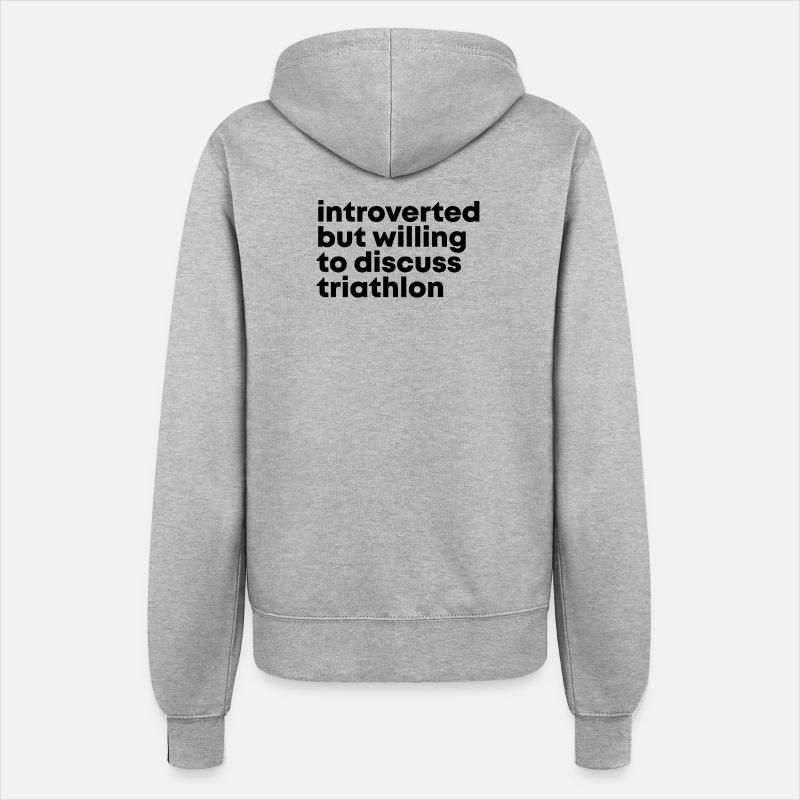 Triathlon - Women’s Hooded Jacket - heather grey