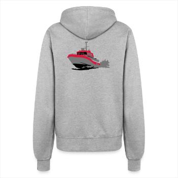 rescue boat - Veste à capuche Femme - gris chiné - Dos - Maraike (178cm)