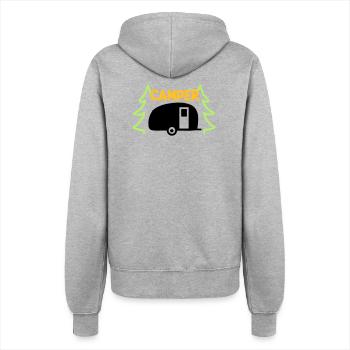 Camper - Urlaubsreif - Frauen Kapuzenjacke - Grau meliert - Hinten - Maraike (178cm)