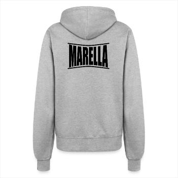 T-Shirt Name Marella T-Shirt Geschenkidee - Frauen Kapuzenjacke - Grau meliert - Hinten - Maraike (178cm)