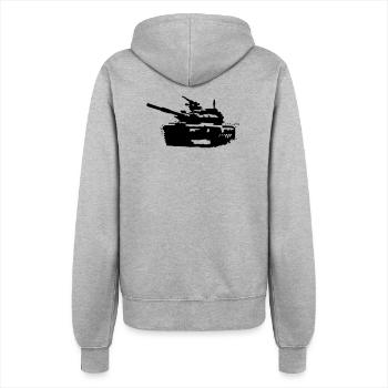 Tank T-90 - Veste à capuche Femme - gris chiné - Dos - Maraike (178cm)