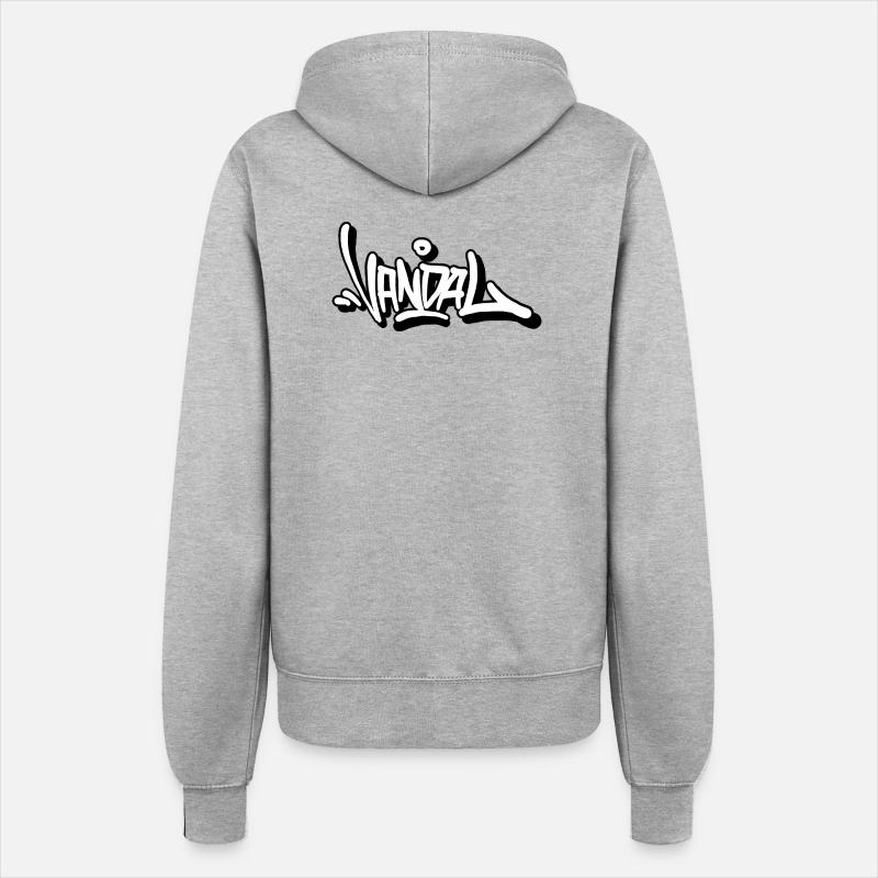 Vandal Day - Women’s Hooded Jacket - heather grey
