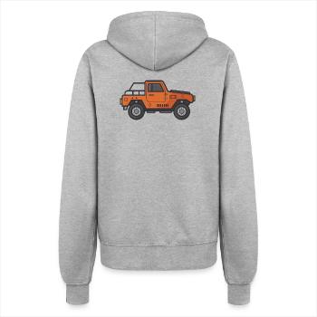 Dessin animé Jeep - Veste à capuche Femme - gris chiné - Dos - Maraike (178cm)