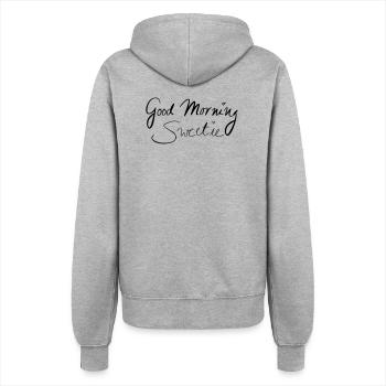 Good morning sweetie - Women’s Hooded Jacket - heather grey - Back - Maraike (178cm)